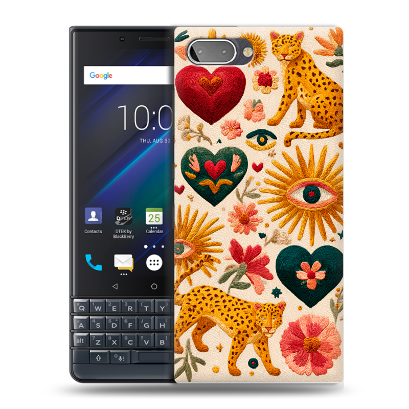 Пластиковый чехол на BlackBerry KEY2 LE с принтом Модный принт Пластиковый чехол на BlackBerry KEY2 LE с принтом Модный принт