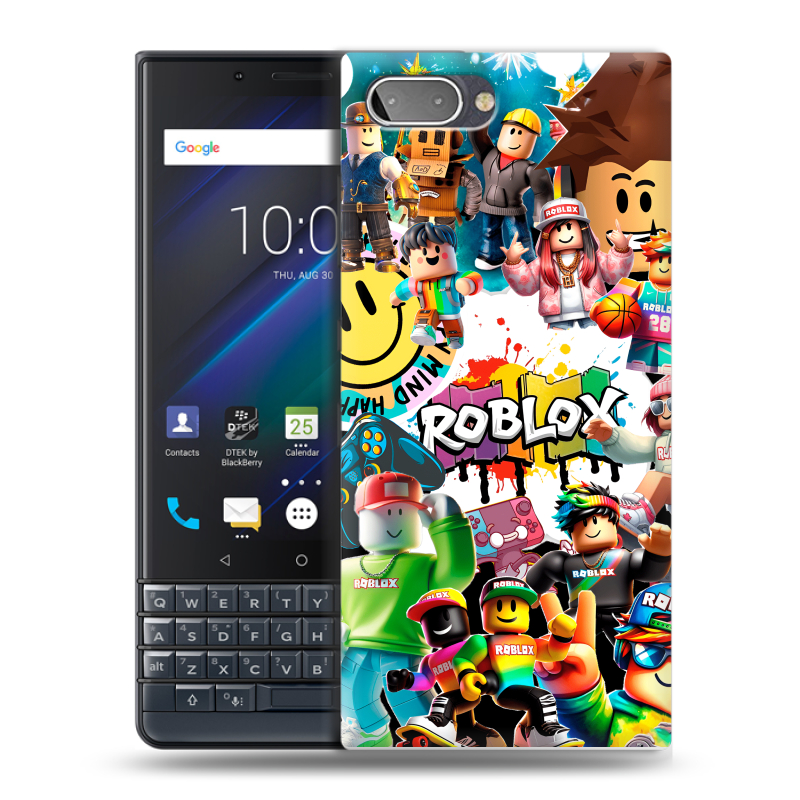 Пластиковый чехол на BlackBerry KEY2 LE с принтом Roblox Роблокс Пластиковый чехол на BlackBerry KEY2 LE с принтом Roblox Роблокс