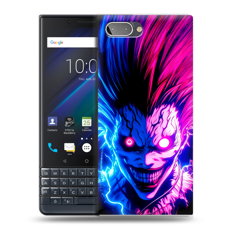 Пластиковый чехол на BlackBerry KEY2 LE с принтом Death note Тетрадь смерти Пластиковый чехол на BlackBerry KEY2 LE с принтом Death note Тетрадь смерти