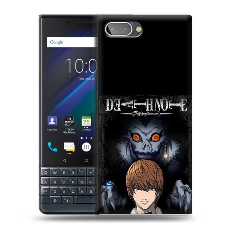 Пластиковый чехол на BlackBerry KEY2 LE с принтом Death note Тетрадь смерти Пластиковый чехол на BlackBerry KEY2 LE с принтом Death note Тетрадь смерти