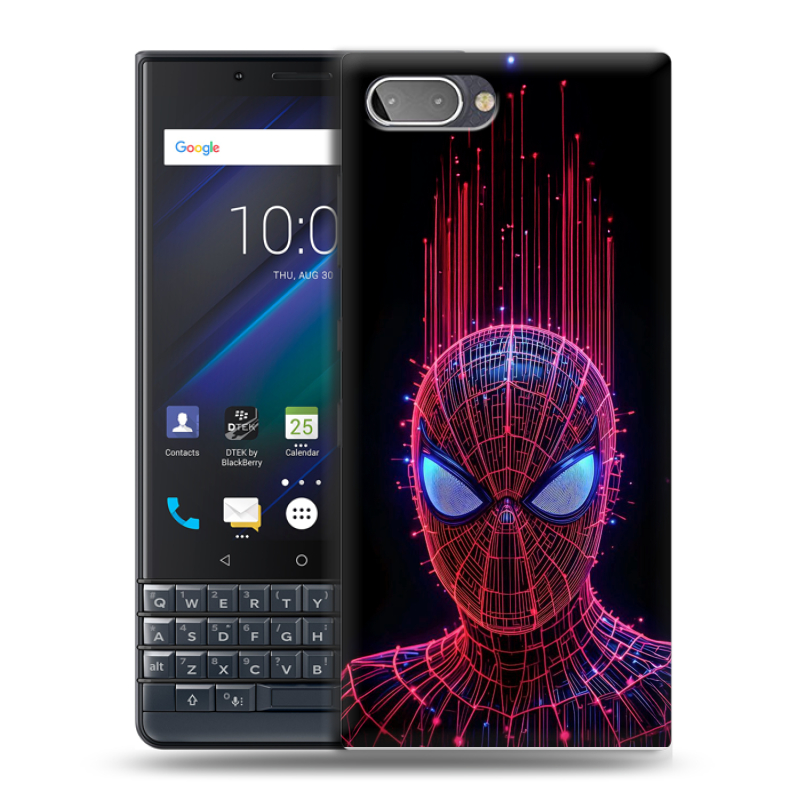 Пластиковый чехол на BlackBerry KEY2 LE с принтом Spiderman Человек паук Пластиковый чехол на BlackBerry KEY2 LE с принтом Spiderman Человек паук