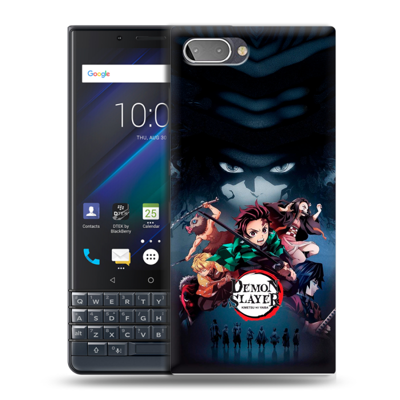 Пластиковый чехол на BlackBerry KEY2 LE с принтом Demon Slayer Клинок рассекающий демонов Пластиковый чехол на BlackBerry KEY2 LE с принтом Demon Slayer Клинок рассекающий демонов