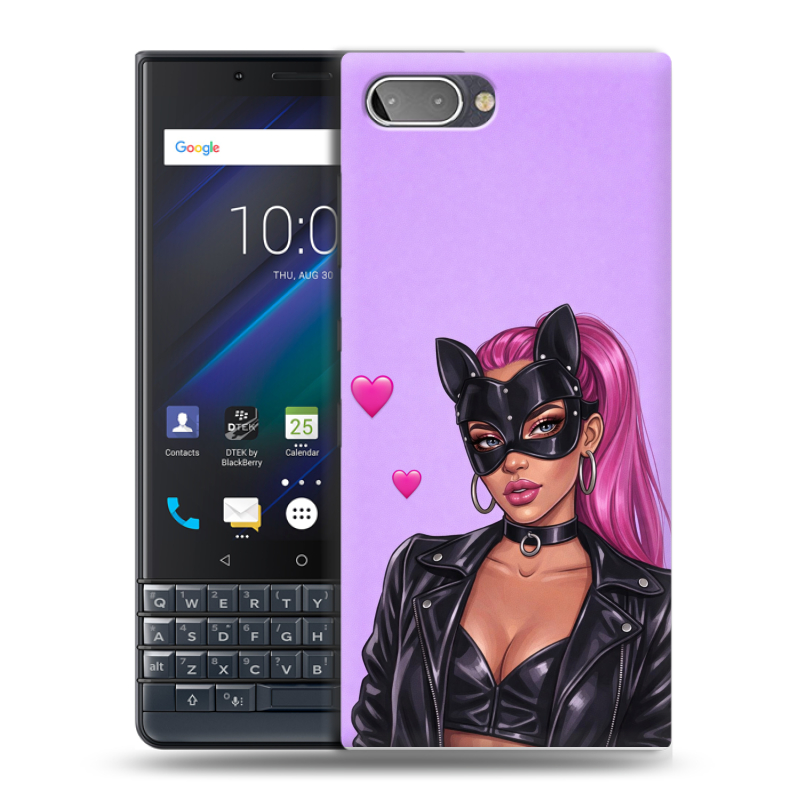 Пластиковый чехол на BlackBerry KEY2 LE с принтом женский Пластиковый чехол на BlackBerry KEY2 LE с принтом женский
