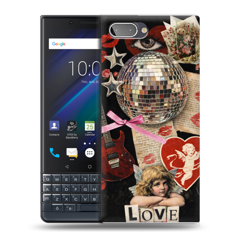 Пластиковый чехол на BlackBerry KEY2 LE с принтом для девочек Пластиковый чехол на BlackBerry KEY2 LE с принтом для девочек