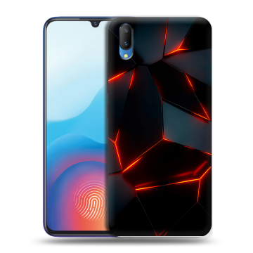 Пластиковый чехол на Vivo V11 с принтом Яркие абстракции Пластиковый чехол на Vivo V11 с принтом Яркие абстракции