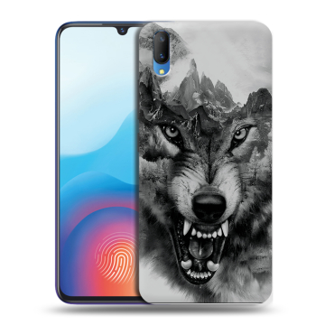 Пластиковый чехол на Vivo V11 с принтом Волк Пластиковый чехол на Vivo V11 с принтом Волк