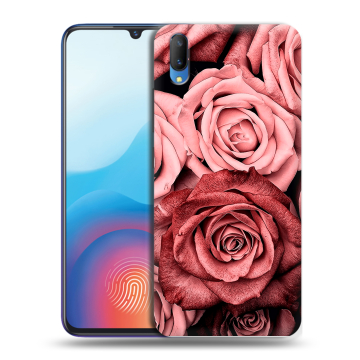 Пластиковый чехол на Vivo V11 с принтом Цветы розы Пластиковый чехол на Vivo V11 с принтом Цветы розы
