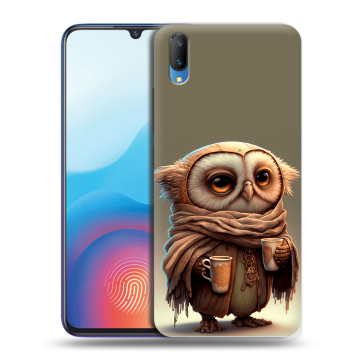 Пластиковый чехол на Vivo V11 с принтом Сова Пластиковый чехол на Vivo V11 с принтом Сова