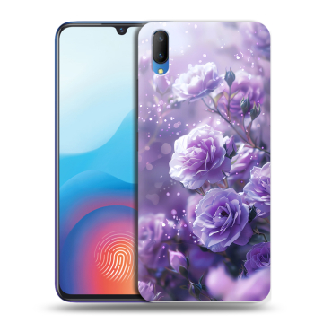 Пластиковый чехол на Vivo V11 с принтом Розы цветы