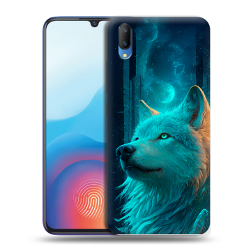 Пластиковый чехол на Vivo V11 с принтом бабочки саккура