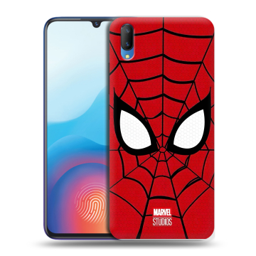 Пластиковый чехол на Vivo V11 с принтом человек паук spiderman