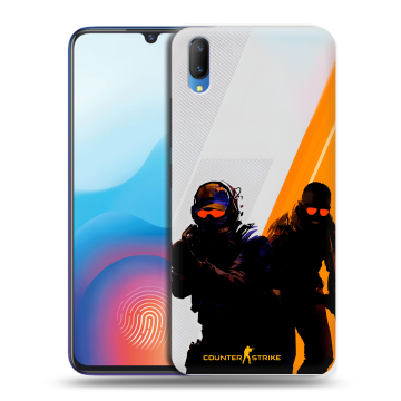Пластиковый чехол на Vivo V11 с принтом Контер страйк Counter strike