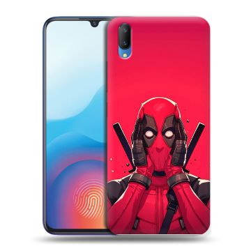 Пластиковый чехол на Vivo V11 с принтом Дедпул Deadpool