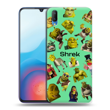 Пластиковый чехол на Vivo V11 с принтом Шрек Shrek