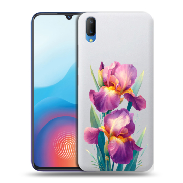 Пластиковый чехол на Vivo V11 с принтом Цветы орхидеи