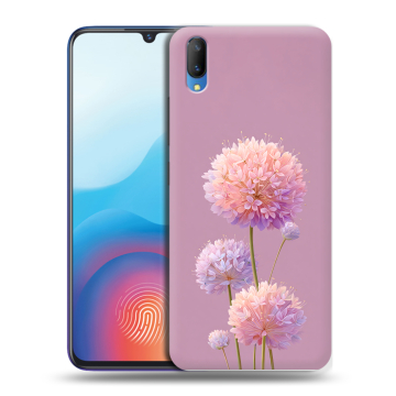 Пластиковый чехол на Vivo V11 с принтом Цветы