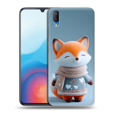 Пластиковый чехол на Vivo V11 с принтом Лиса