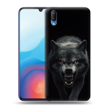 Пластиковый чехол на Vivo V11 с принтом Волк