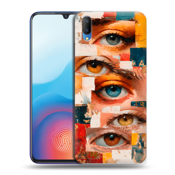 Пластиковый чехол на Vivo V11 с принтом Модный принт