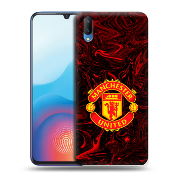 Пластиковый чехол на Vivo V11 с принтом Manchester United