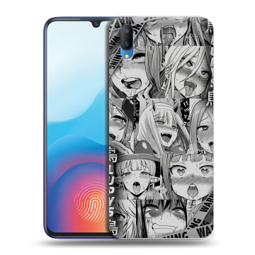 Пластиковый чехол на Vivo V11 с принтом Ahegao Ахегао Аниме