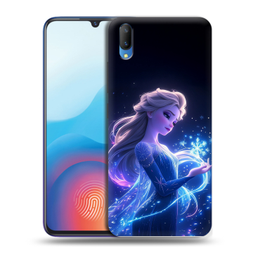 Пластиковый чехол на Vivo V11 с принтом Холодное сердце Frozen