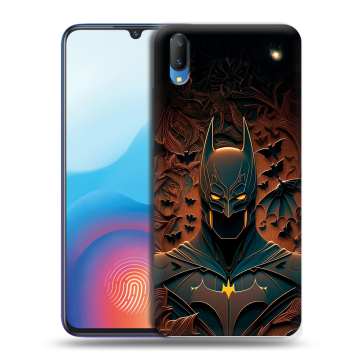 Пластиковый чехол на Vivo V11 с принтом Batman Бэтмен