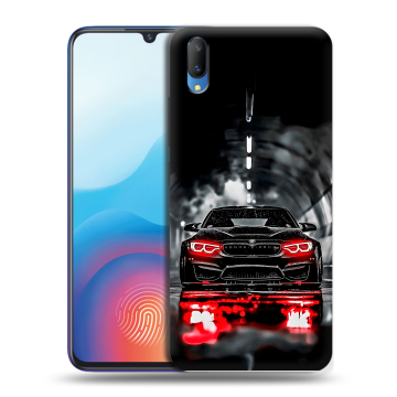Пластиковый чехол на Vivo V11 с принтом BMW БМВ