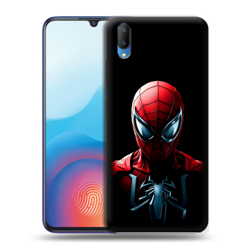 Пластиковый чехол на Vivo V11 с принтом Spiderman Человек паук Пластиковый чехол на Vivo V11 с принтом Spiderman Человек паук