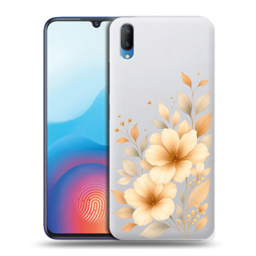 Пластиковый чехол на Vivo V11 с принтом для девушки