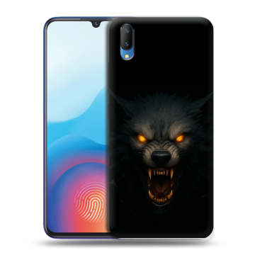 Пластиковый чехол на Vivo V11 с принтом Волк