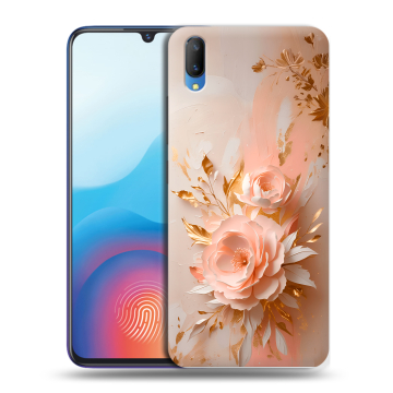 Пластиковый чехол на Vivo V11 с принтом женский