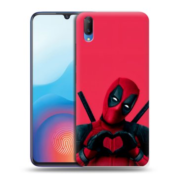 Пластиковый чехол на Vivo V11 с принтом Дедпул Deadpool