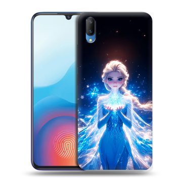 Пластиковый чехол на Vivo V11 с принтом Холодное сердце Frozen