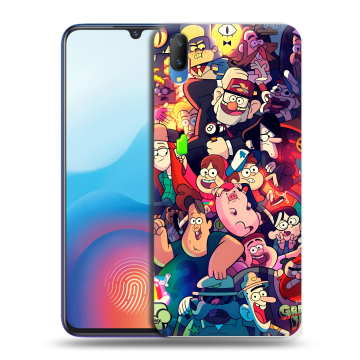 Пластиковый чехол на Vivo V11 с принтом Gravity Falls Гравити Фолз