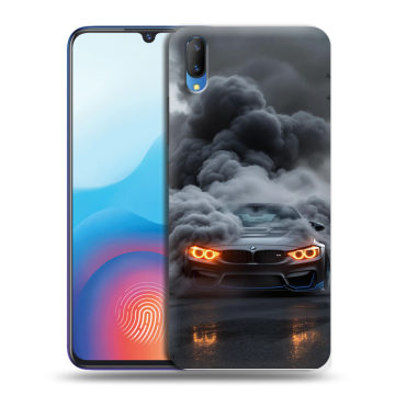 Пластиковый чехол на Vivo V11 с принтом BMW БМВ