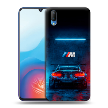 Пластиковый чехол на Vivo V11 с принтом BMW БМВ