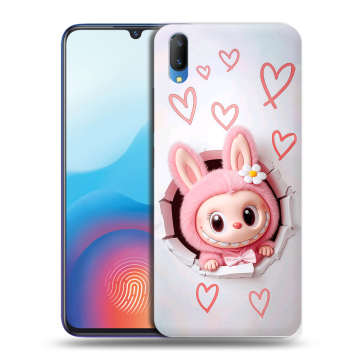 Пластиковый чехол на Vivo V11 с принтом Labubu Лабубу Пластиковый чехол на Vivo V11 с принтом Labubu Лабубу