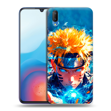 Пластиковый чехол на Vivo V11 с принтом Аниме Наруто Naruto