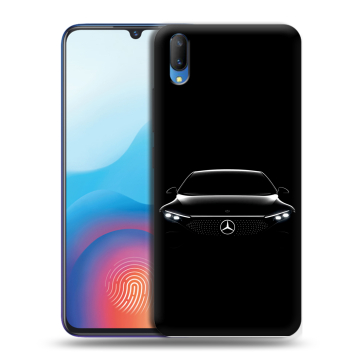 Пластиковый чехол на Vivo V11 с принтом Mercedes Мерседес