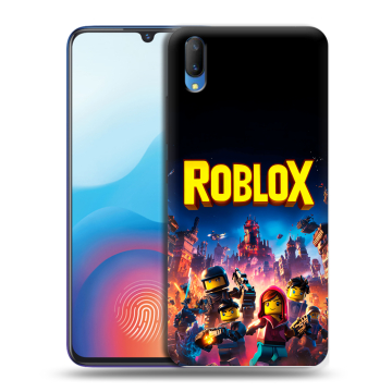 Пластиковый чехол на Vivo V11 с принтом Roblox Роблокс