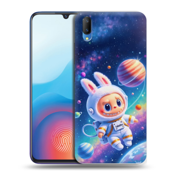 Пластиковый чехол на Vivo V11 с принтом Labubu Лабубу