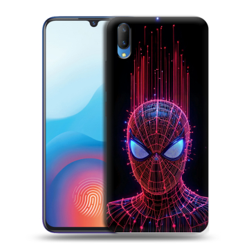 Пластиковый чехол на Vivo V11 с принтом Spiderman Человек паук