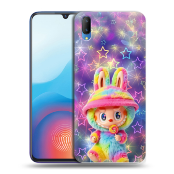Пластиковый чехол на Vivo V11 с принтом Labubu Лабубу
