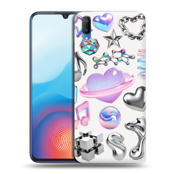 Пластиковый чехол на Vivo V11 с принтом Y2K