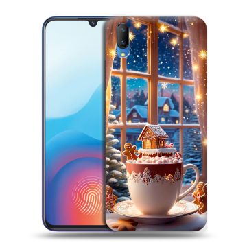 Пластиковый чехол на Vivo V11 с принтом Новый год