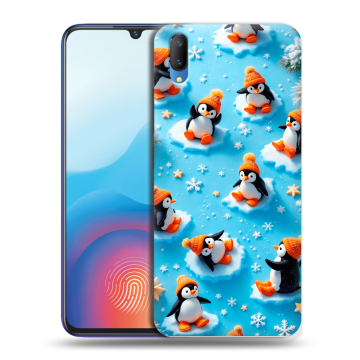 Пластиковый чехол на Vivo V11 с принтом Новый год
