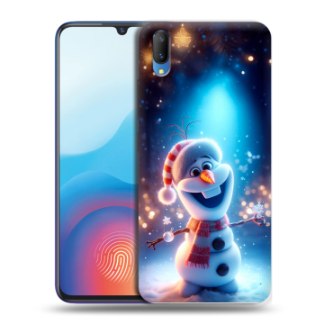 Пластиковый чехол на Vivo V11 с принтом Новый год