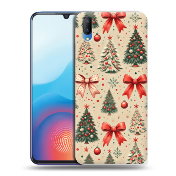 Пластиковый чехол на Vivo V11 с принтом Новый год