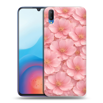 Пластиковый чехол на Vivo V11 с принтом женский